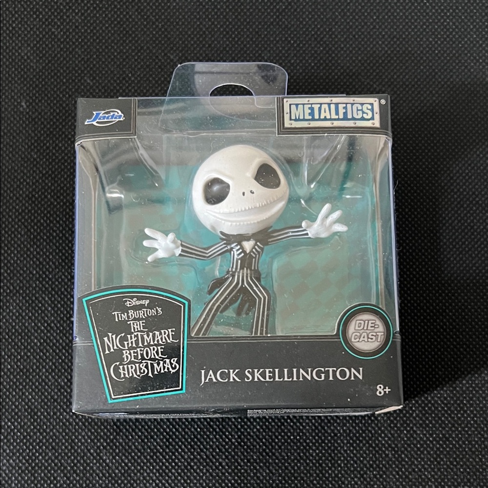 Jada Toys Jack Skellington Metalfigs Figure - Black and White